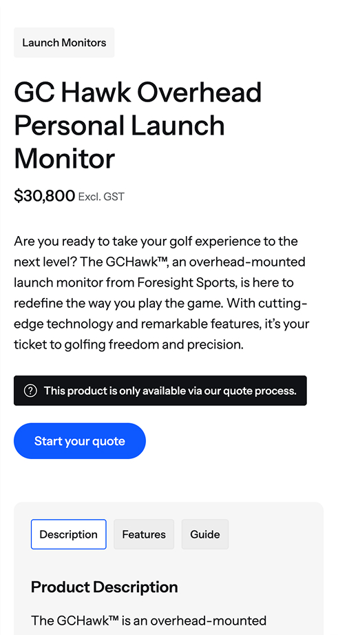Premium Golf Simulators